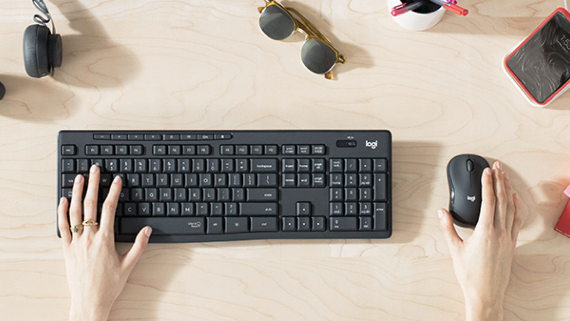 logitech mk295 q kablosuz 920 009804