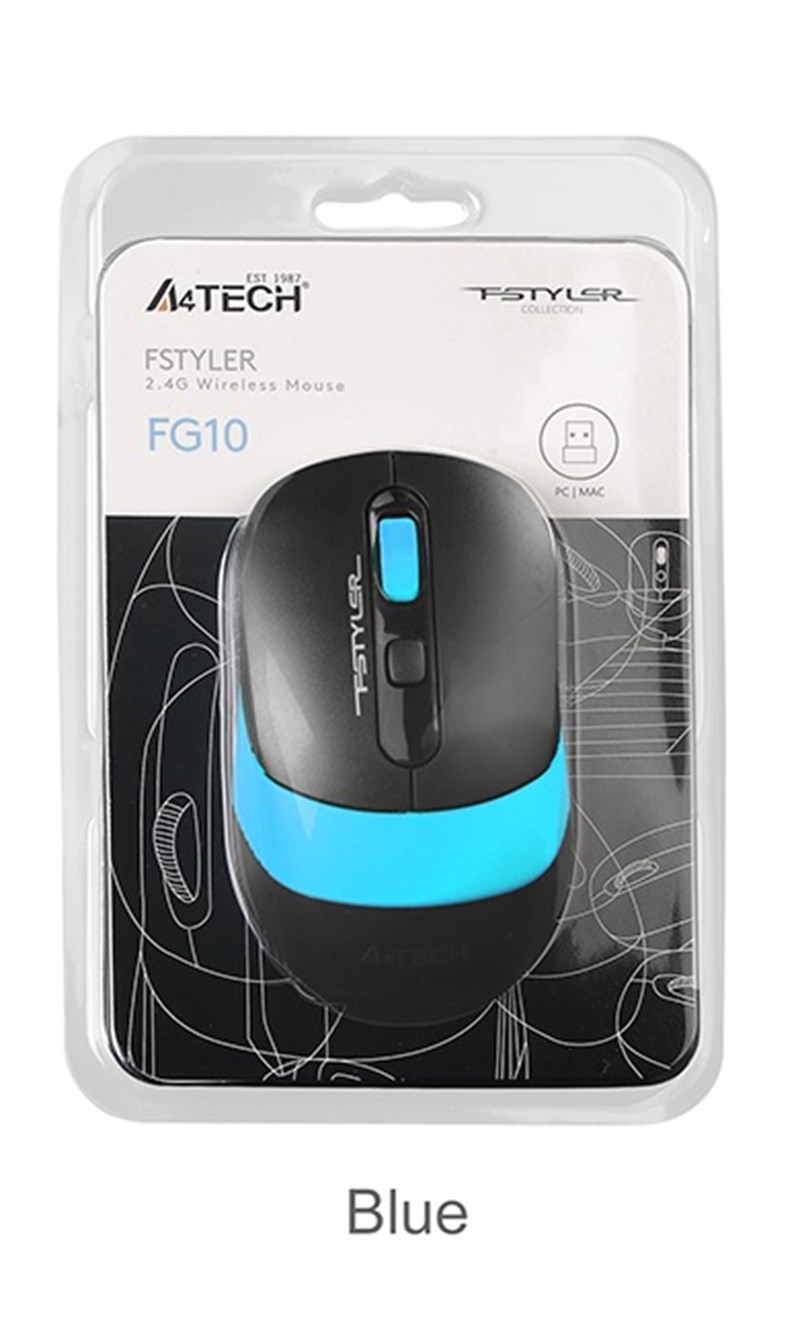 En Ucuz A4 Tech FG10 2000 DPI USB Optik Kablosuz Mavi Mouse ...