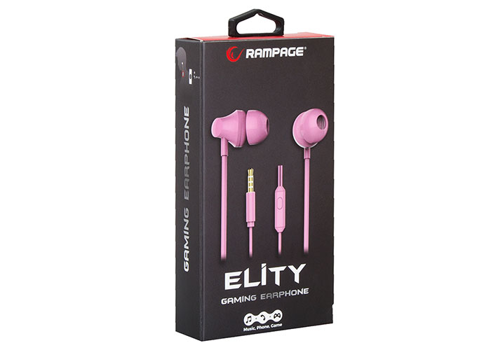 rampage sn r99 elity pembe kulak ici mikrofonlu kulaklik
