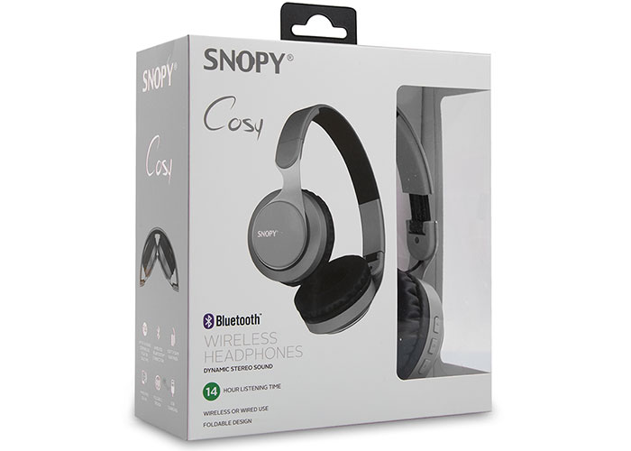 snopy sn 34bt cosy gri mobil telefon uyumlu bluetooth kablosuz mikrofonlu kulaklik