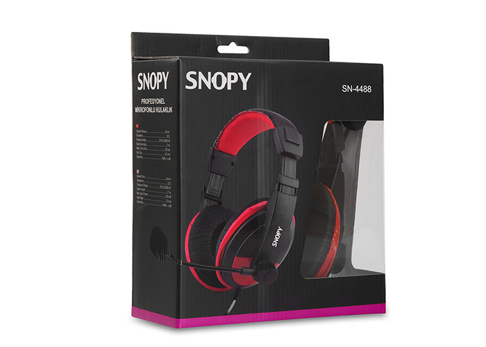 snopy sn 4488 profesyonel mikrofonlu kulaklik